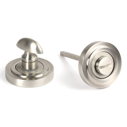 THUMBTURN SET ROUND CNC ART DECO 53x45 SMA - 49857 by MARCHES (ANVIL) ARCHITECTURAL HARDWARE