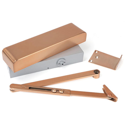 DOOR CLOSER+COVER SIZE2-5 270x69x41 PBZ - 50112 by MARCHES (ANVIL) ARCHITECTURAL HARDWARE