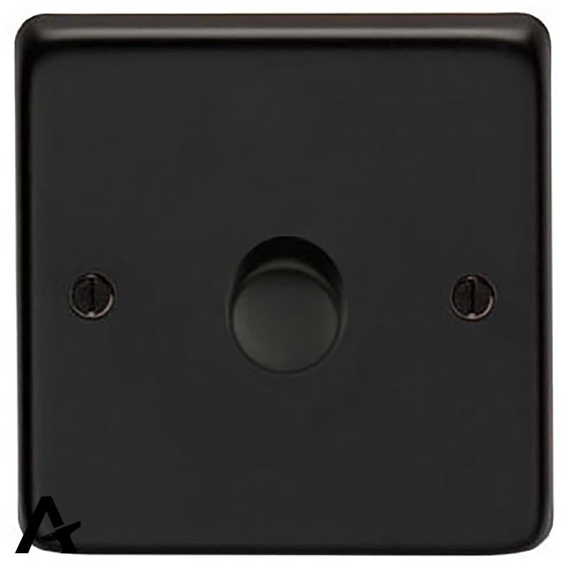 LED DIMMER SWITCH SINGLE 86x86x7 MBK - 91798 by MARCHES (ANVIL) ARCHITECTURAL HARDWARE