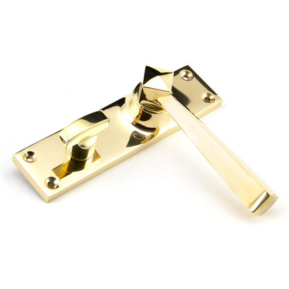 STRAIGHT LEVER HANDLE BATH 124x148x50 PBR - 91971 by MARCHES (ANVIL) ARCHITECTURAL HARDWARE