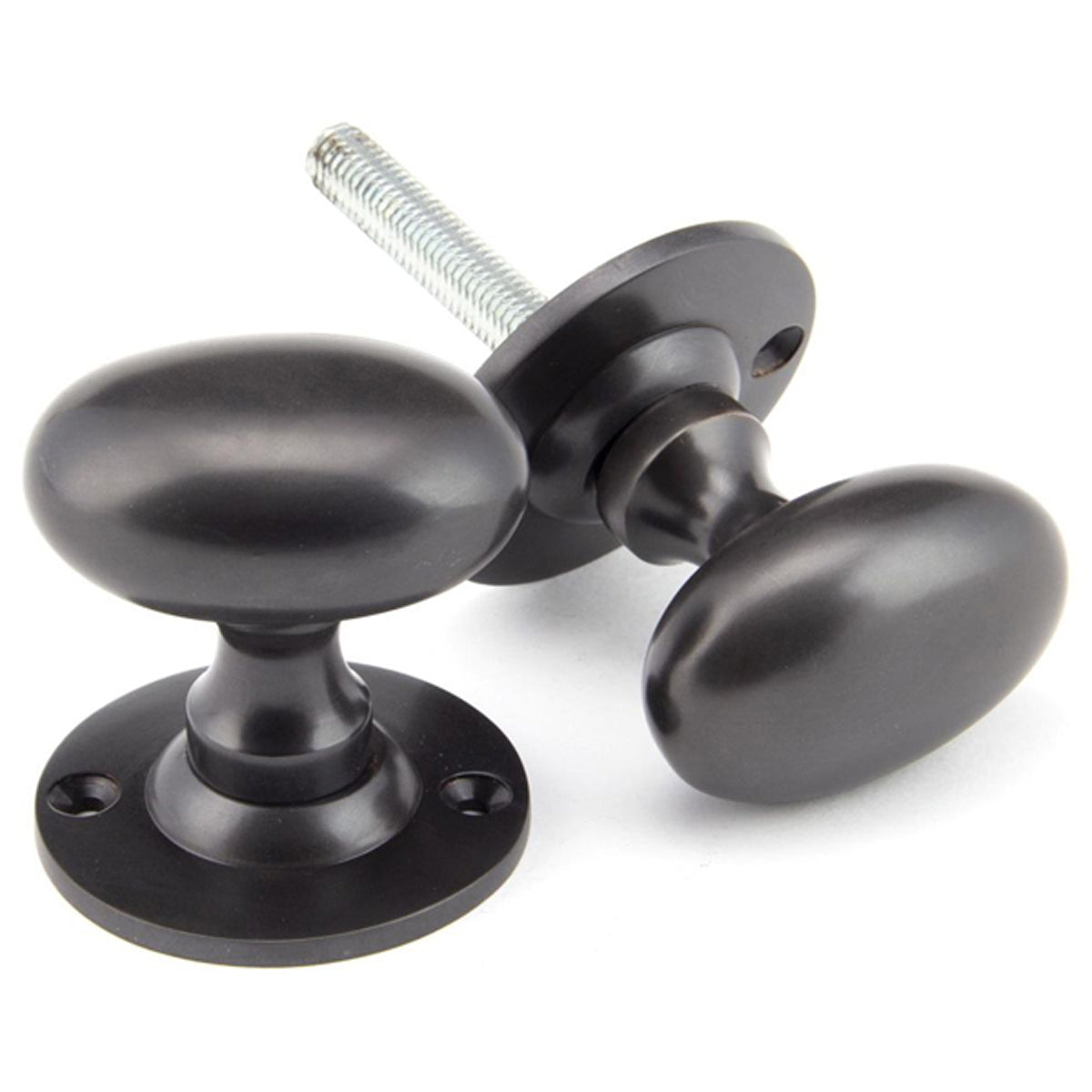 OVAL MORTICE/RIM KNOB 57x65x58 AGBZ