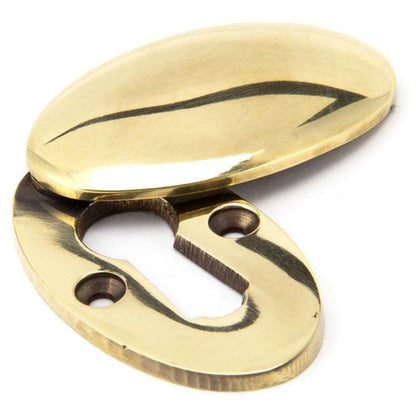 ESCUTCHEON OVAL+COVER51x31x9 AGBR - 91988 by MARCHES (ANVIL) ARCHITECTURAL HARDWARE