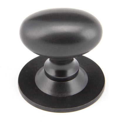 OVAL CABINET KNOB 40x27x40x43 AGBZ - 92035 by MARCHES (ANVIL) ARCHITECTURAL HARDWARE