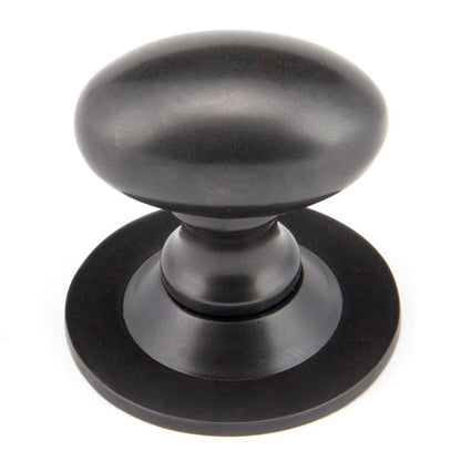 OVAL CABINET KNOB 33x22x37x36 AGBZ - 92036 by MARCHES (ANVIL) ARCHITECTURAL HARDWARE