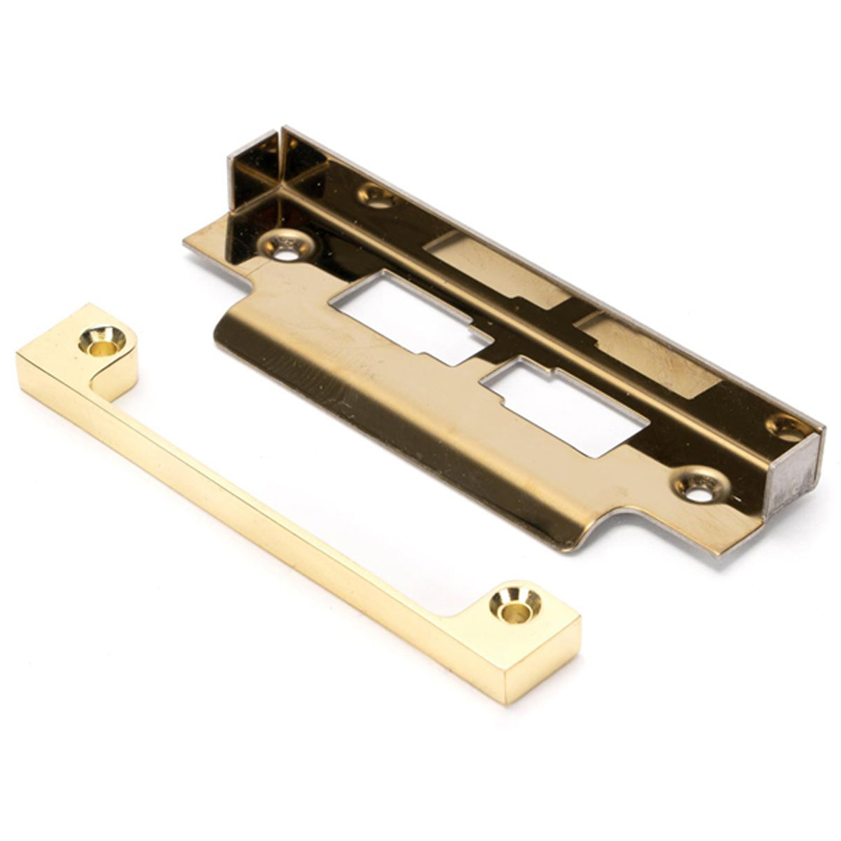 HORIZONTAL 3LEVER SASH LOCK/LATCH REBATE KIT 130x28x14 BRS - 92153 by MARCHES (ANVIL) ARCHITECTURAL HARDWARE
