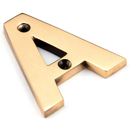 LETTER A 78x67x8 PBZ - 92031A by MARCHES (ANVIL) ARCHITECTURAL HARDWARE