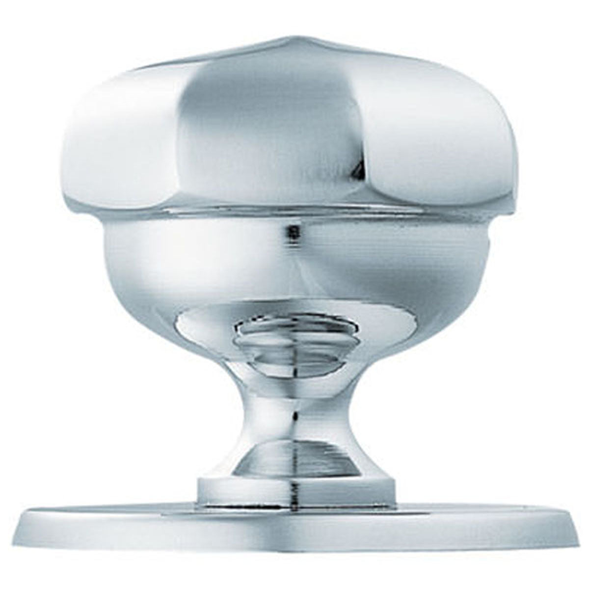 OCTAGONAL CENTRE DOOR KNOB D78 PCP by CARLISLE BRASS