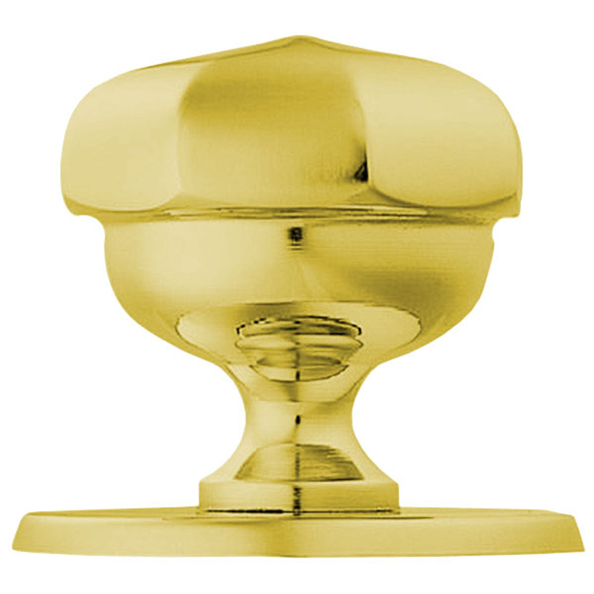 OCTAGONAL CENTRE DOOR KNOB D78 PVD M219PVD by CARLISLE BRASS