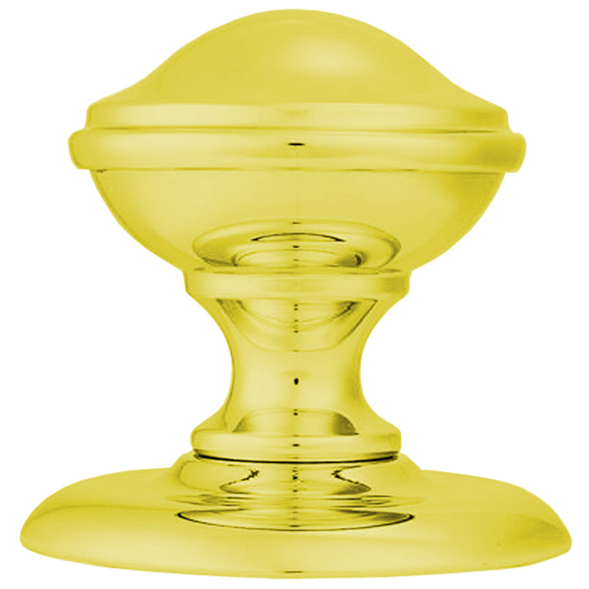 ROUND CENTRE DOOR KNOB D81x80 PBR M60 by CARLISLE BRASS