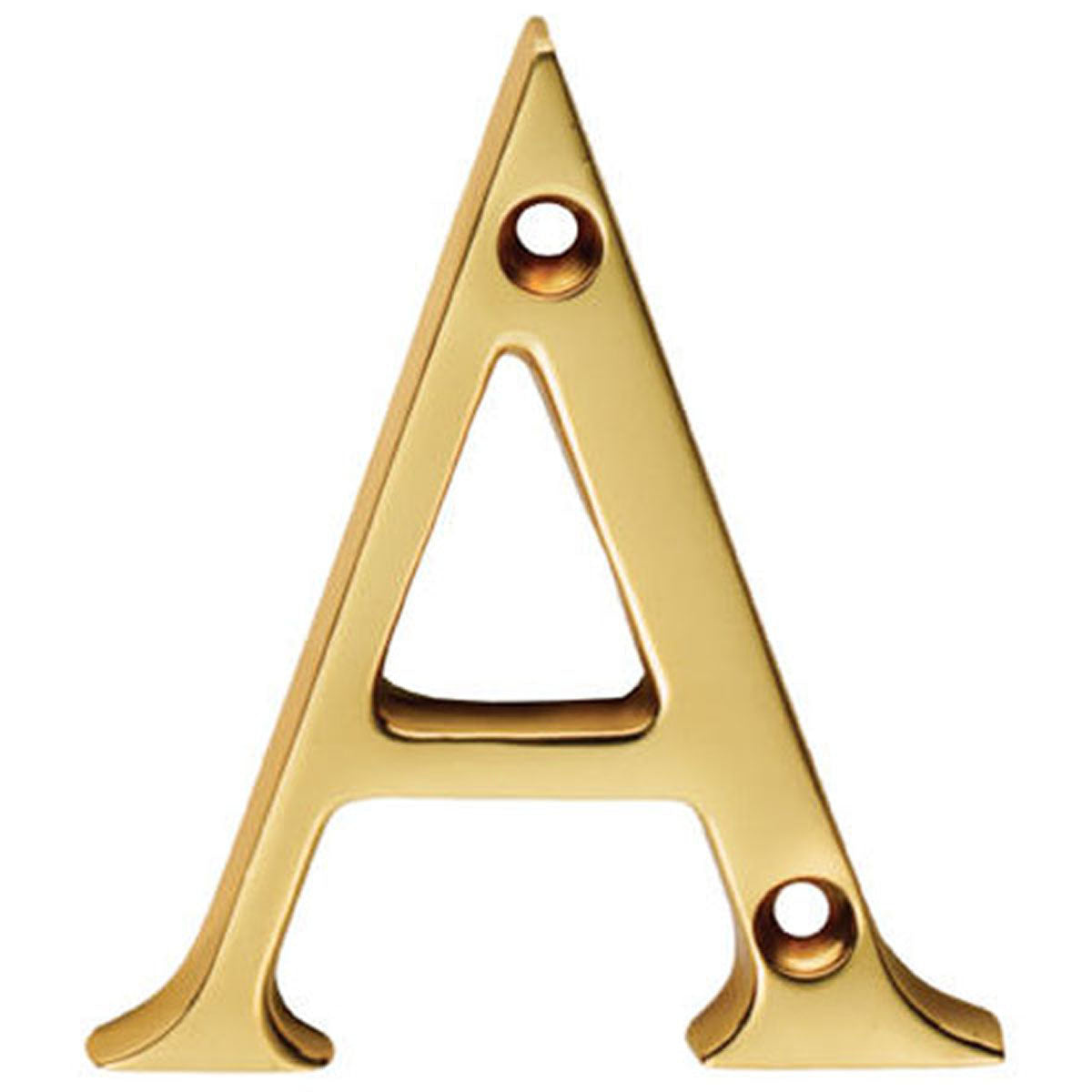 LETTER FACE FIX B 53 PBR NB by CARLISLE BRASS