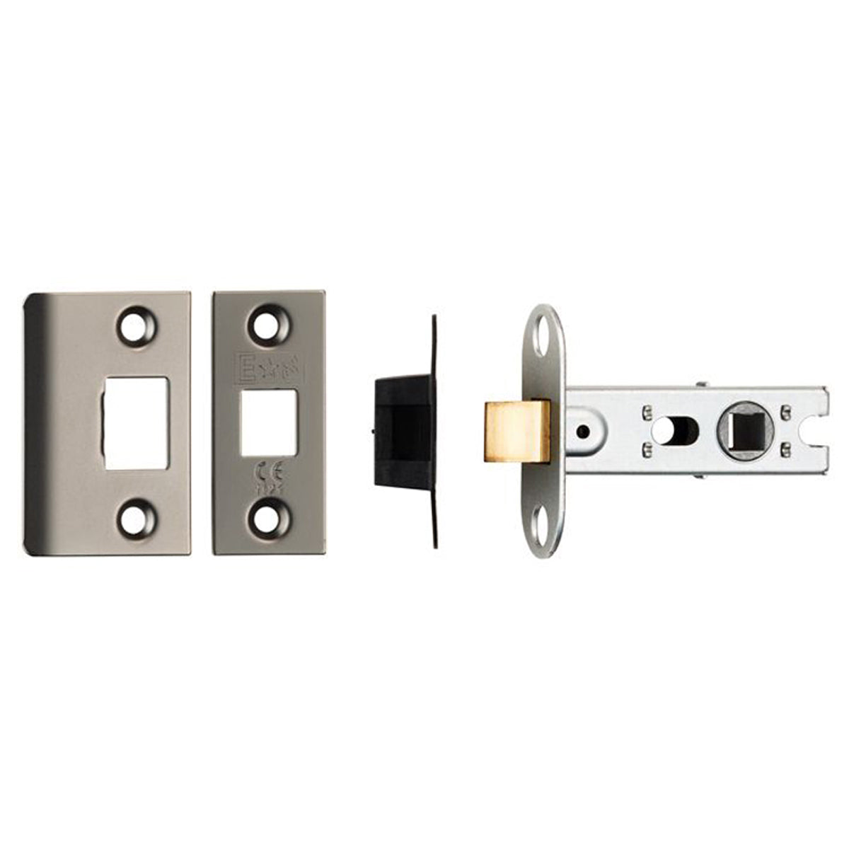BOLT THR TUB MORT LATCH 64 SQU MBK BTL25MB by CARLISLE BRASS