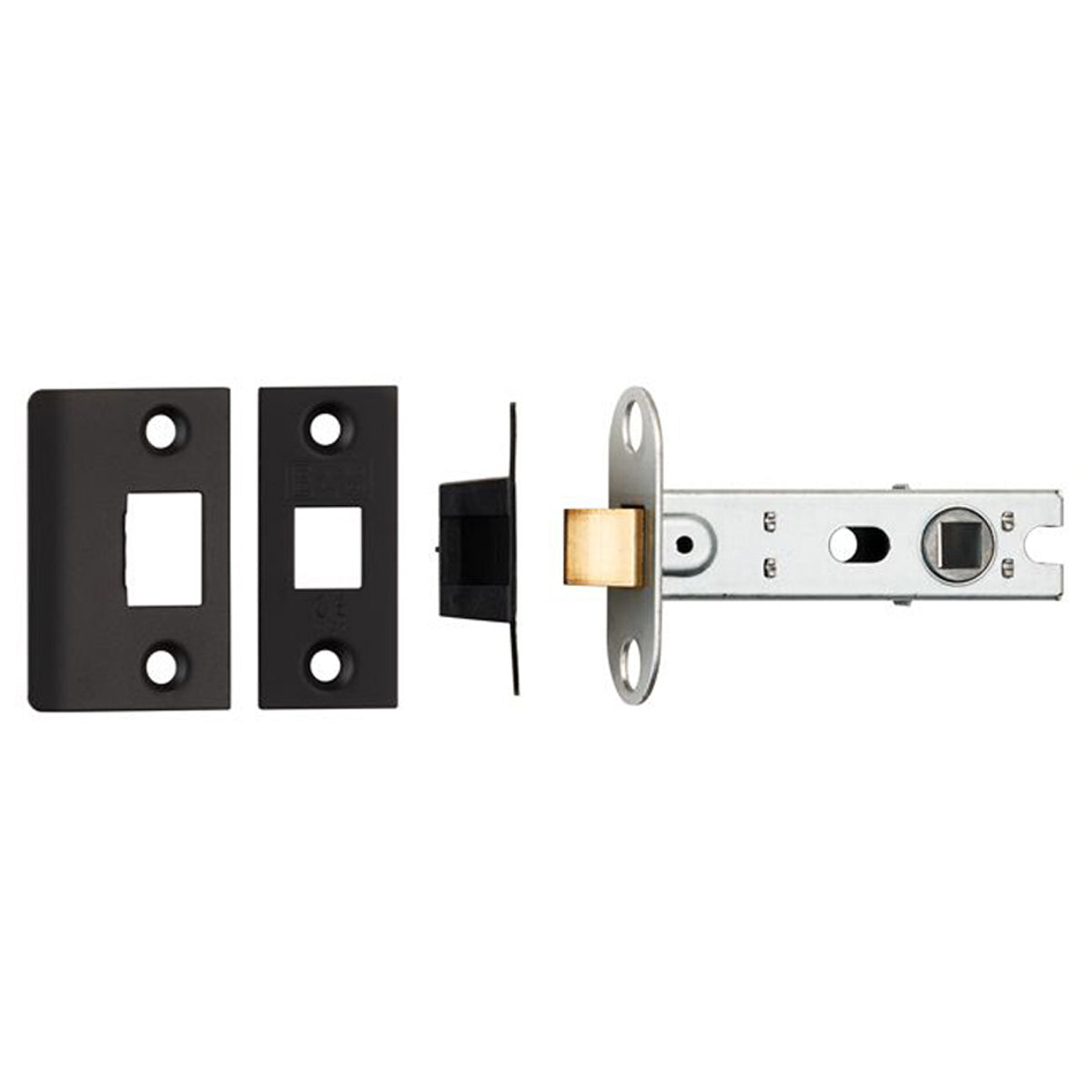 BOLT THR TUB MORT LATCH 76 SQU BSS