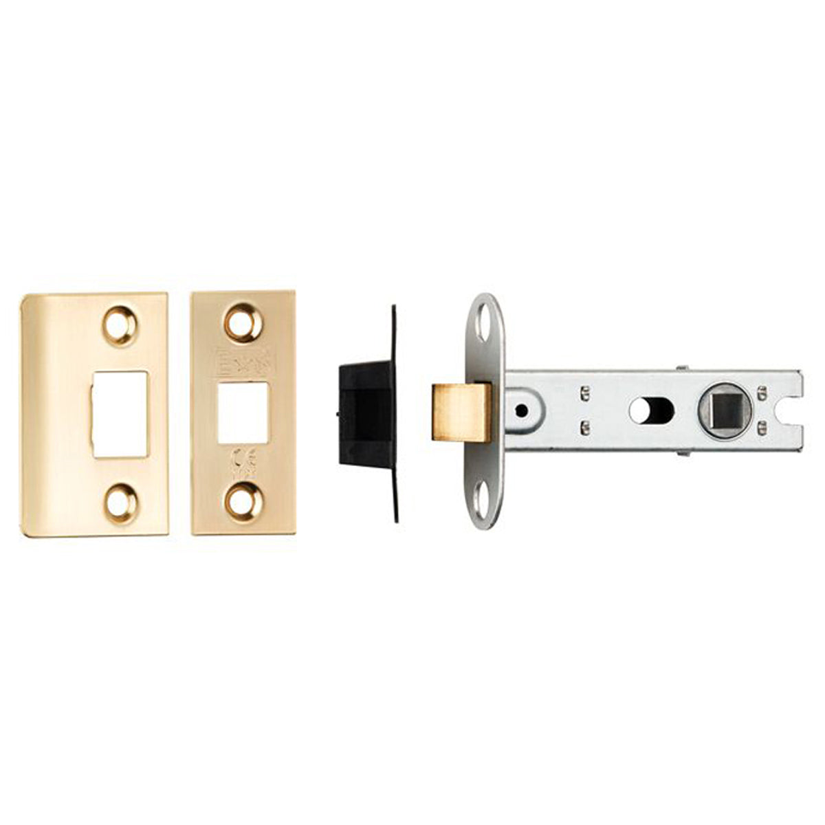BOLT THR TUB MORT LATCH 76 SQU SBR BTL30SB by CARLISLE BRASS