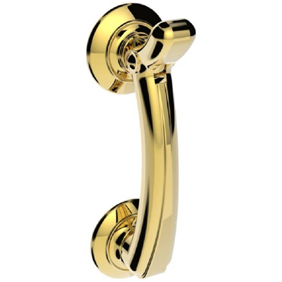 DOOR KNOCKER+ROSE HC95 137xD42 PBR