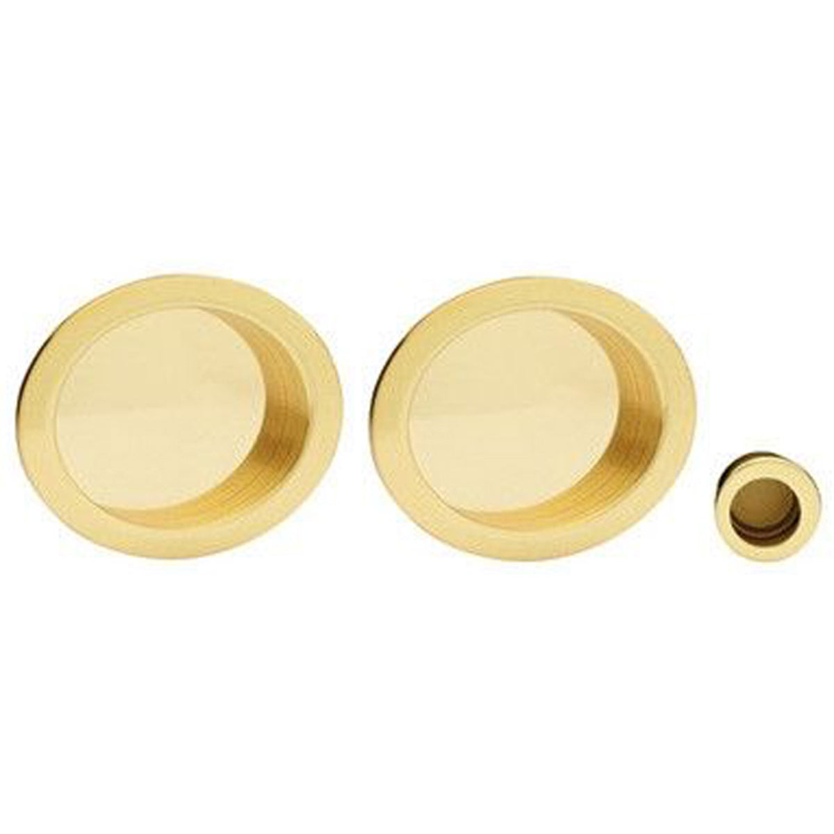 SLIDING DOOR ROSE+FLUSH D57 PBR ART54A by CARLISLE BRASS