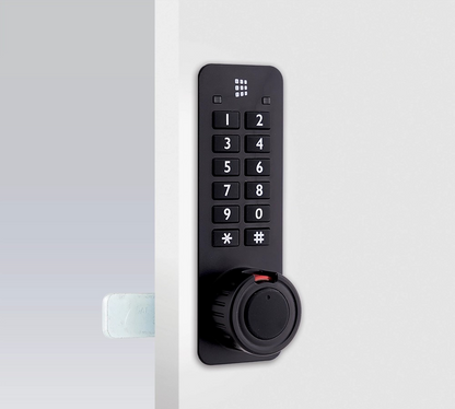 Codelocks KitLock Nano KL90 Electronic Cam Lock – Vertical, Black