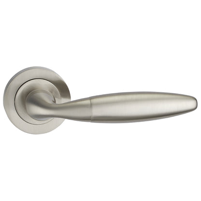 BULBUS LEVER HANDLE+ROSE 125x51 SNP