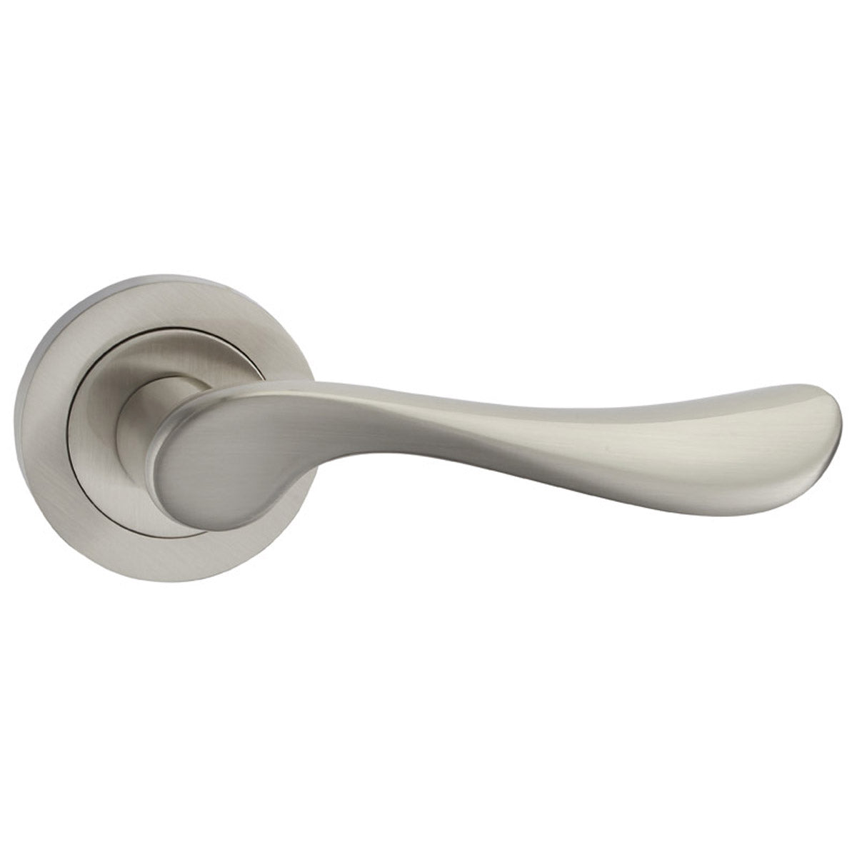 WAVE LEVER HANDLE+ROSE 124x51 SNP by LAYDEX (NI) LTD