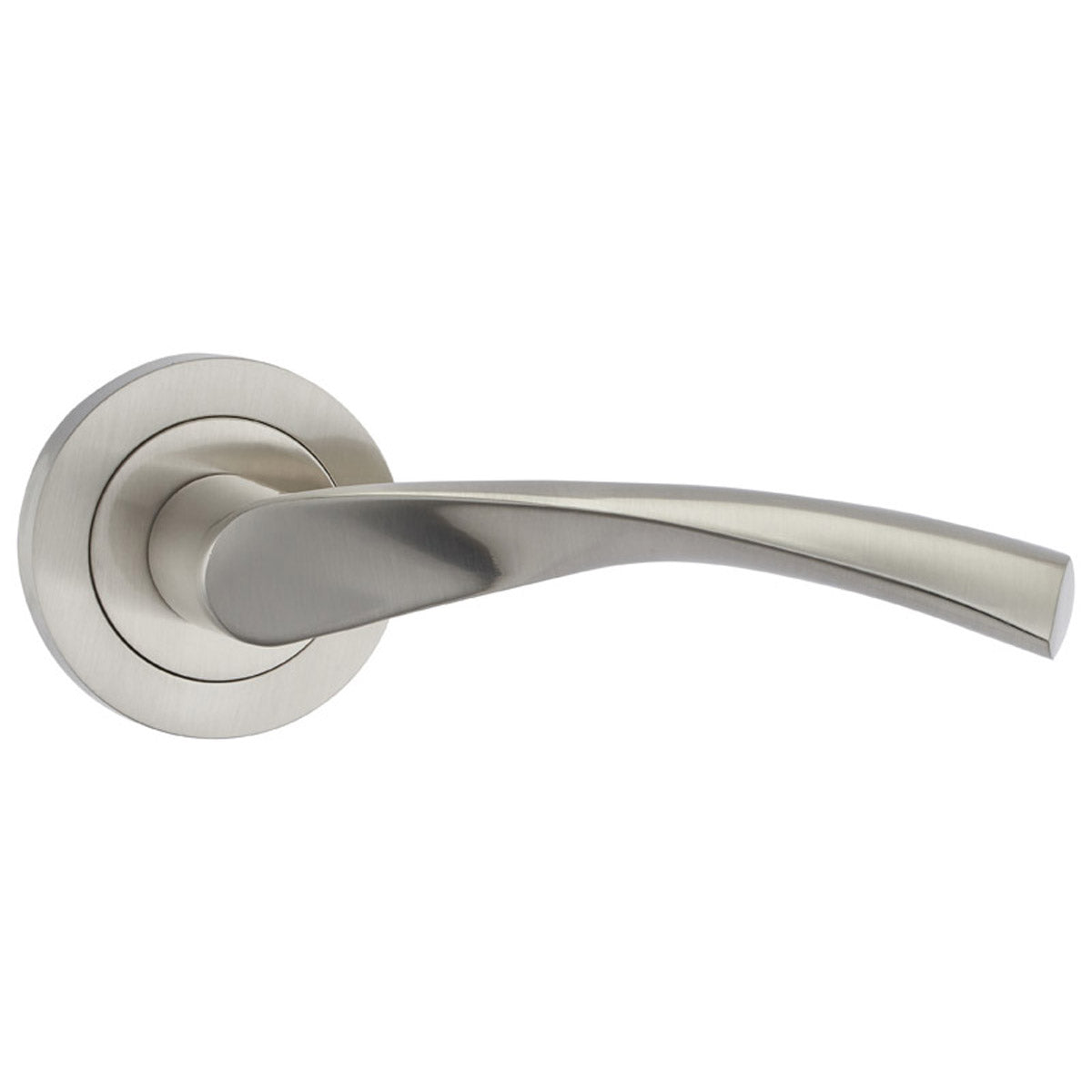 VERTO LEVER HANDLE+ROSE 125x51 SNP by LAYDEX (NI) LTD