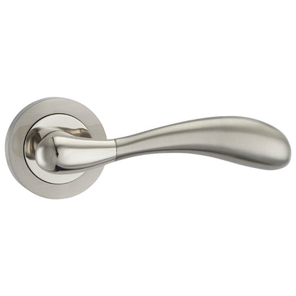 MAYA LEVER HANDLE+ROSE 130x51 SN/NP