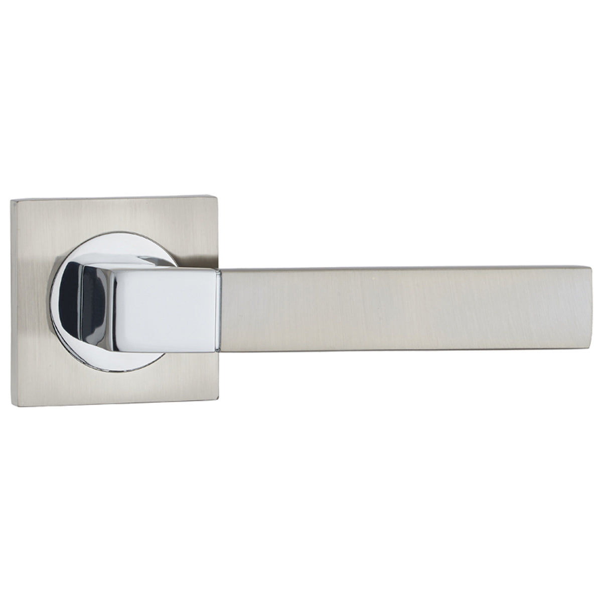 ARES LV HANDLE SQ ROSE 123x53 SN/CP by LAYDEX (NI) LTD