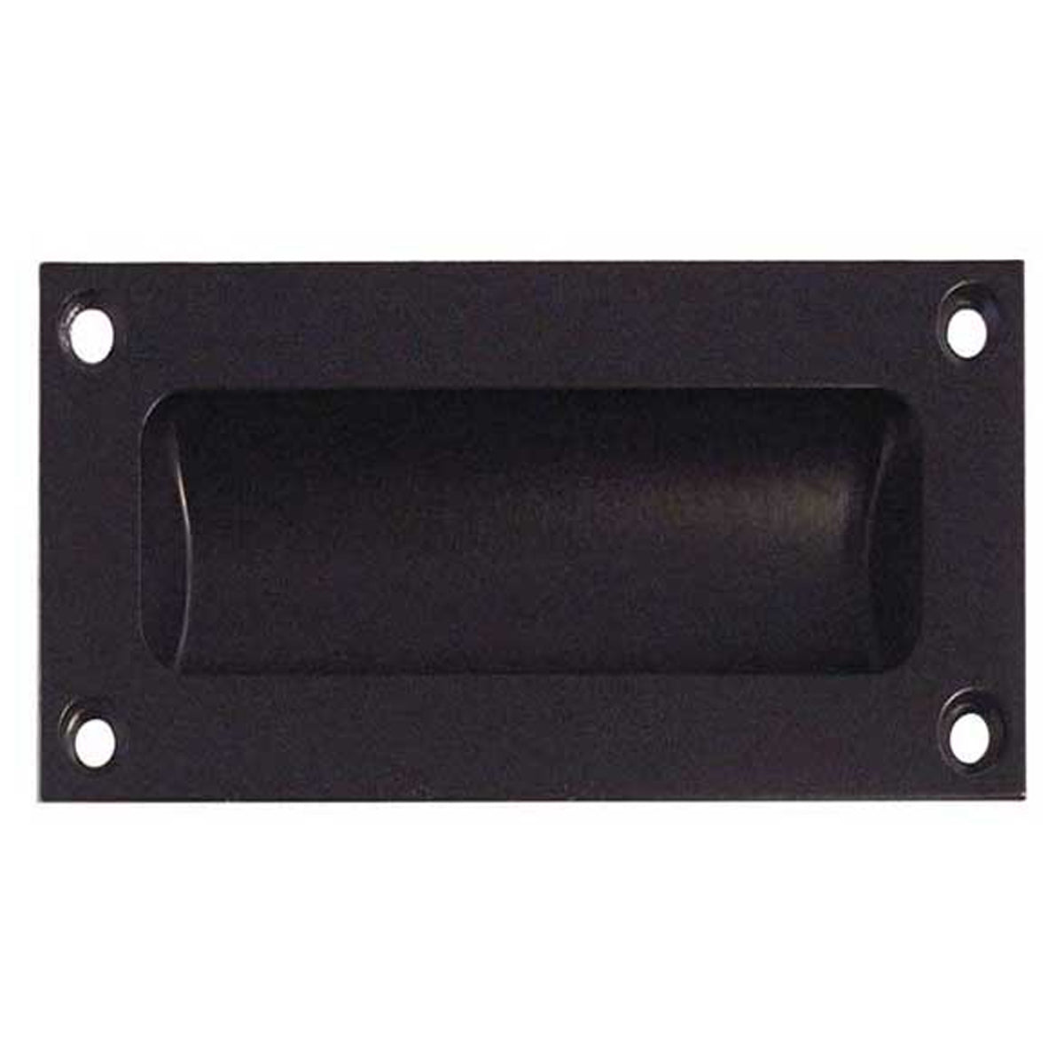 FLUSH PULL HANDLE 89x42x11 BLK