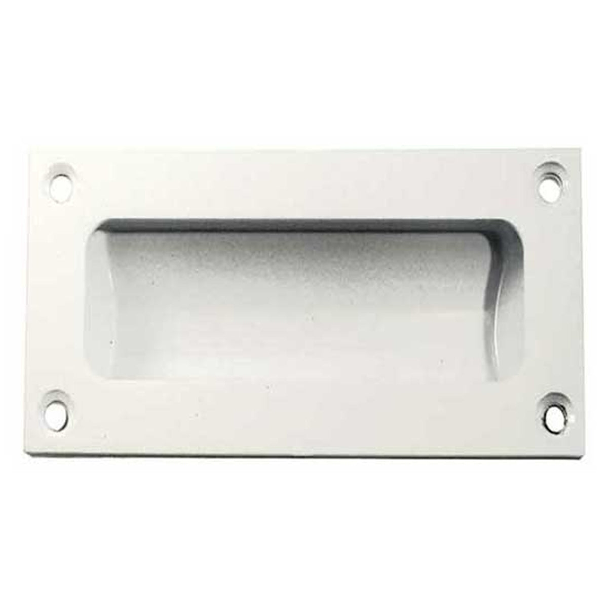 FLUSH PULL HANDLE 75x40x11 WHI