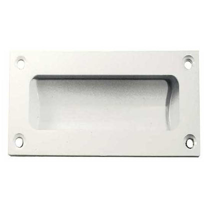 FLUSH PULL HANDLE 75x40x11 WHI