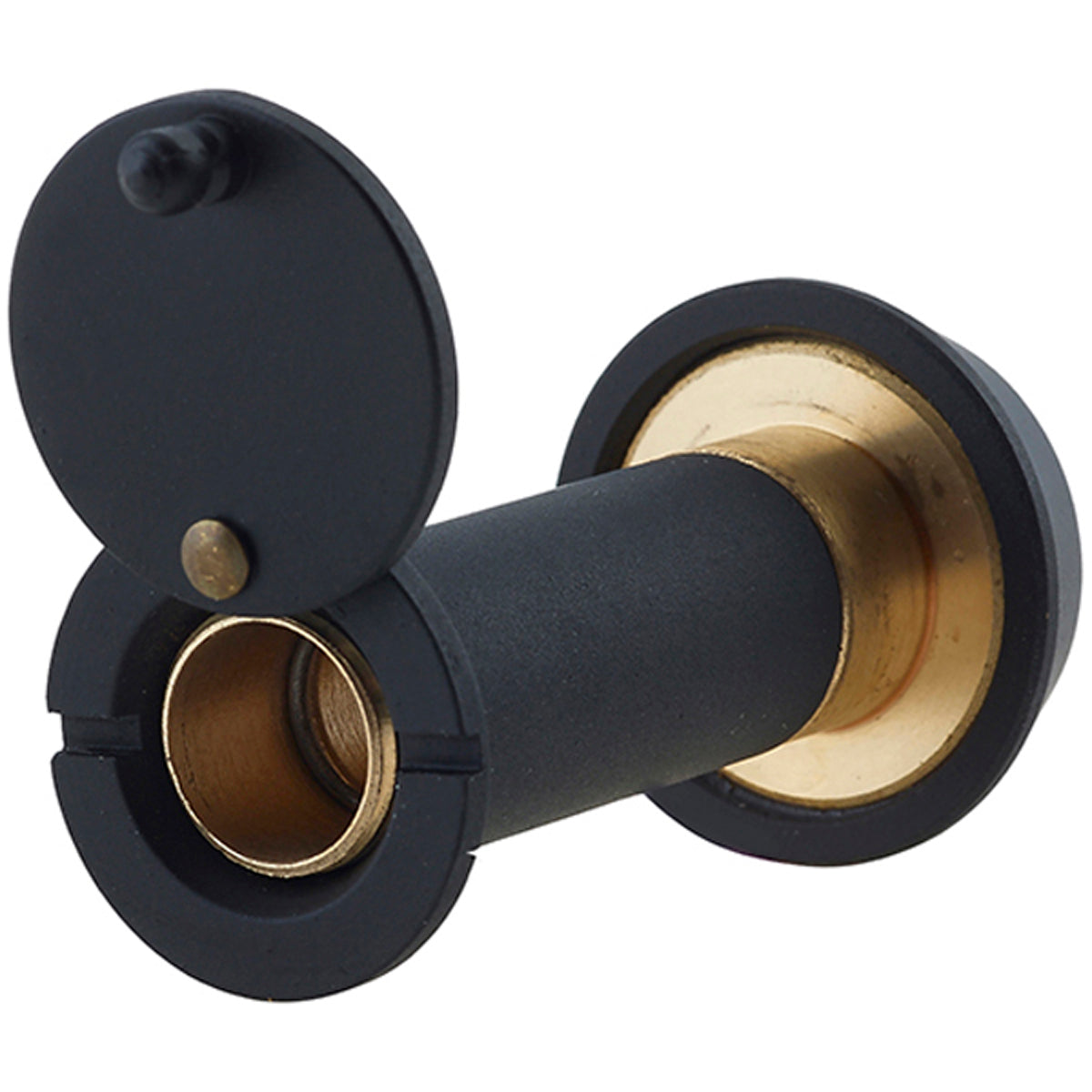 DOOR VIEWER FIRE 200deg 35-55 BLK