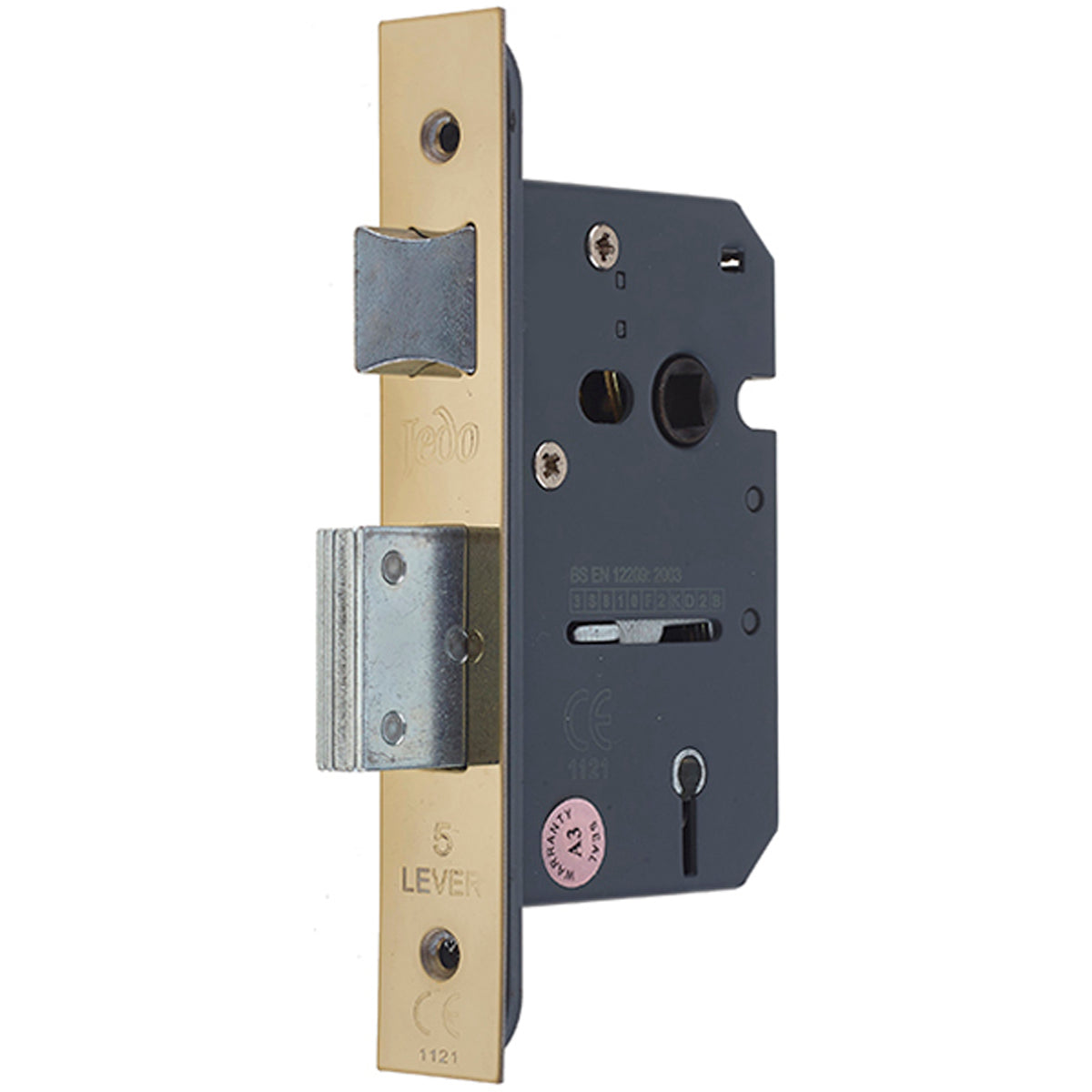 5LEVER SASHLOCK 156x25x65 PVD