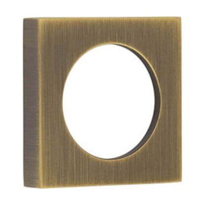 BURLINGTON ESCUTCHEON PLAIN ROSE SQU 52x52x10 ABR