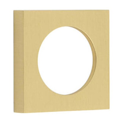 BURLINGTON ESCUTCHEON PLAIN ROSE SQU 52x52x10 SBR