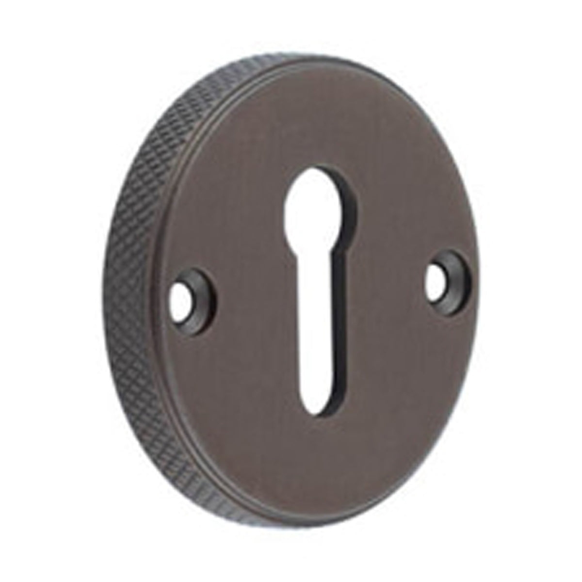 BURLINGTON WESTBOURNE KNURLED STD KEYWAY ESCUTCHEON D40x6 DBZ