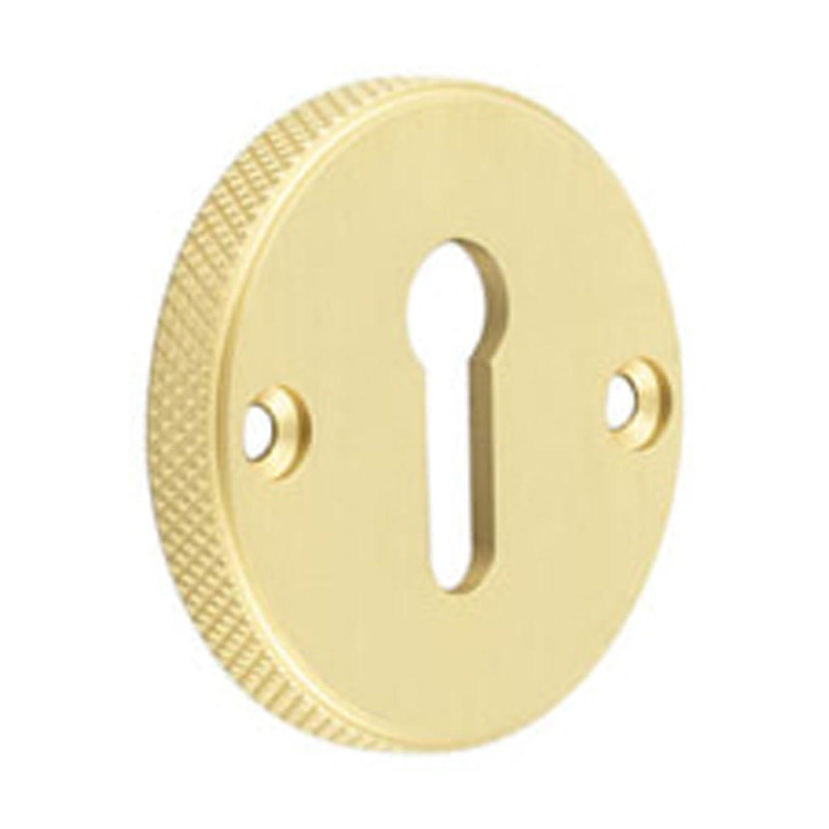BURLINGTON WESTBOURNE KNURLED STD KEYWAY ESCUTCHEON D40x6 SBR