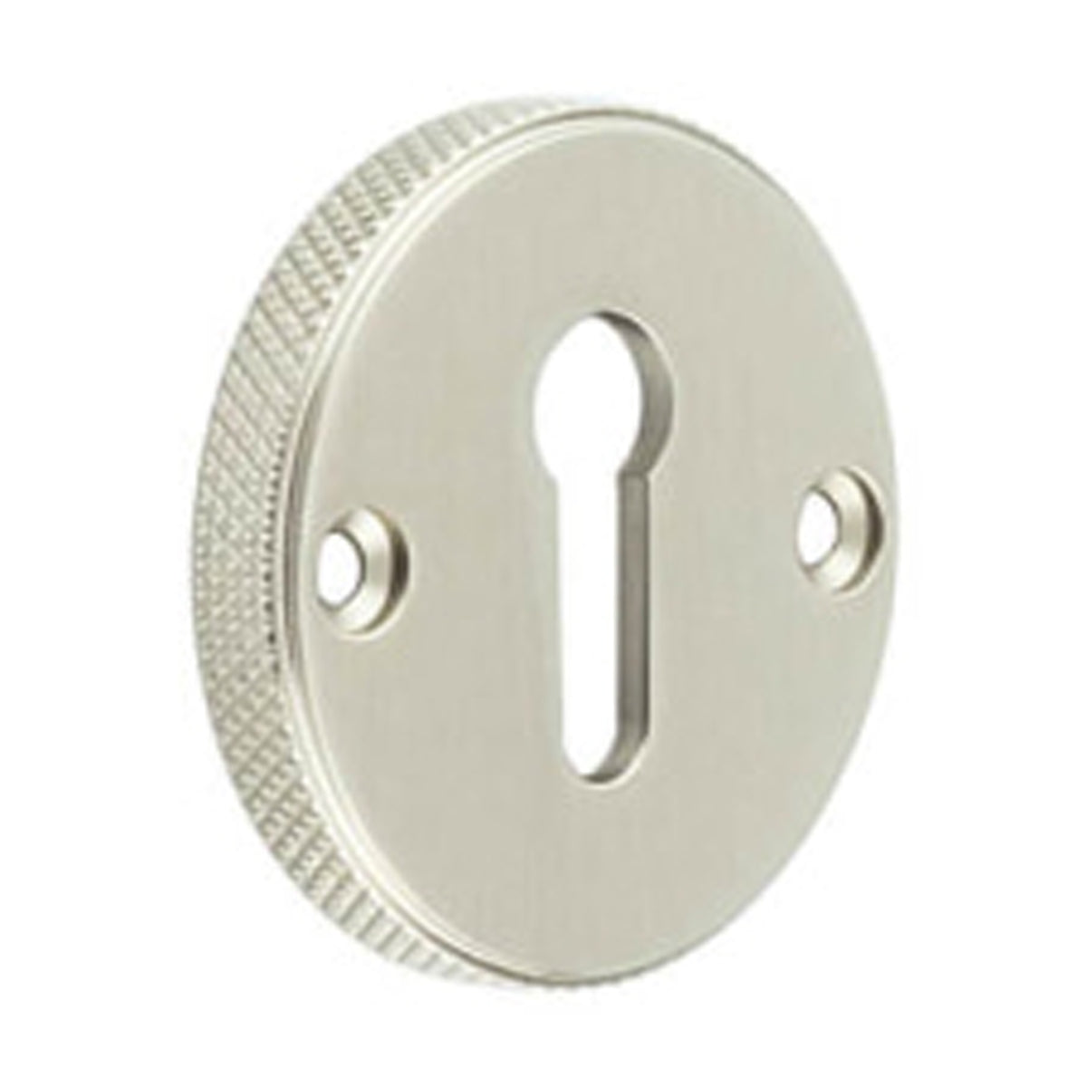 BURLINGTON WESTBOURNE KNURLED STD KEYWAY ESCUTCHEON D40x6 SNP