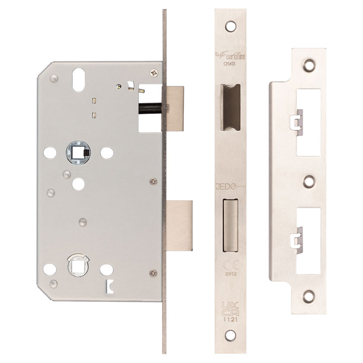 JEDO DIN BATHROOM LOCK SQU 235x22x72 SSS