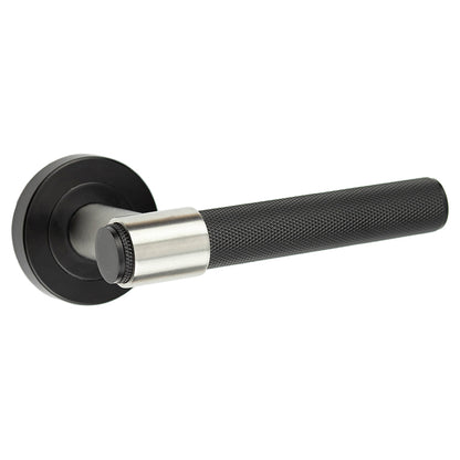 NERO T-BAR KNURLED DOOR HANDLE D54x130x65 MBK
