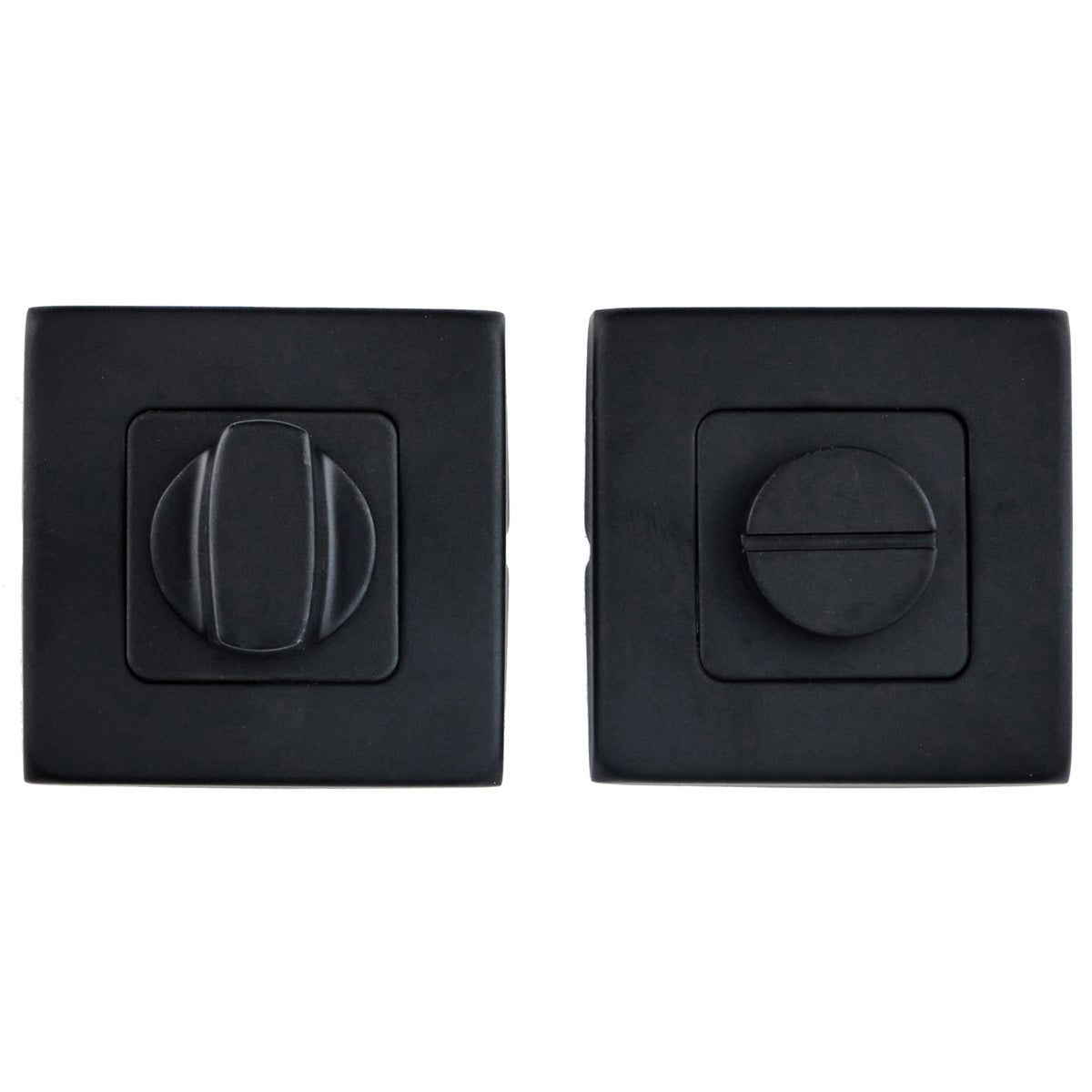 ECLIPSE STAINLESS STEEL SQUARE THUMBTURN+RELEASE BLK by FRISCO UK SALES LTD