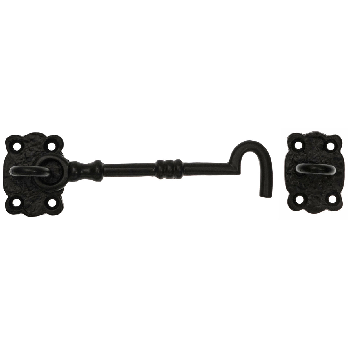 BLACK ANTIQUE PATTERN CABIN HOOK 152 ABK