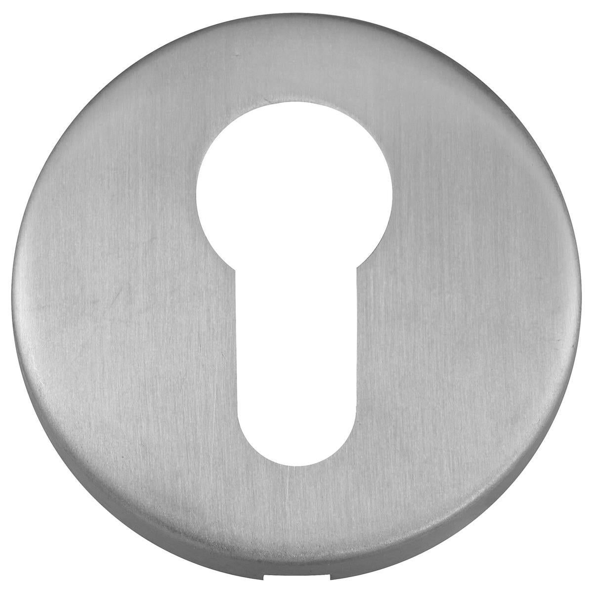 PREPACK ECLIPSE STAINLESS STEEL ESCUTCHEON EURO D52x8 SSS by FRISCO UK SALES LTD