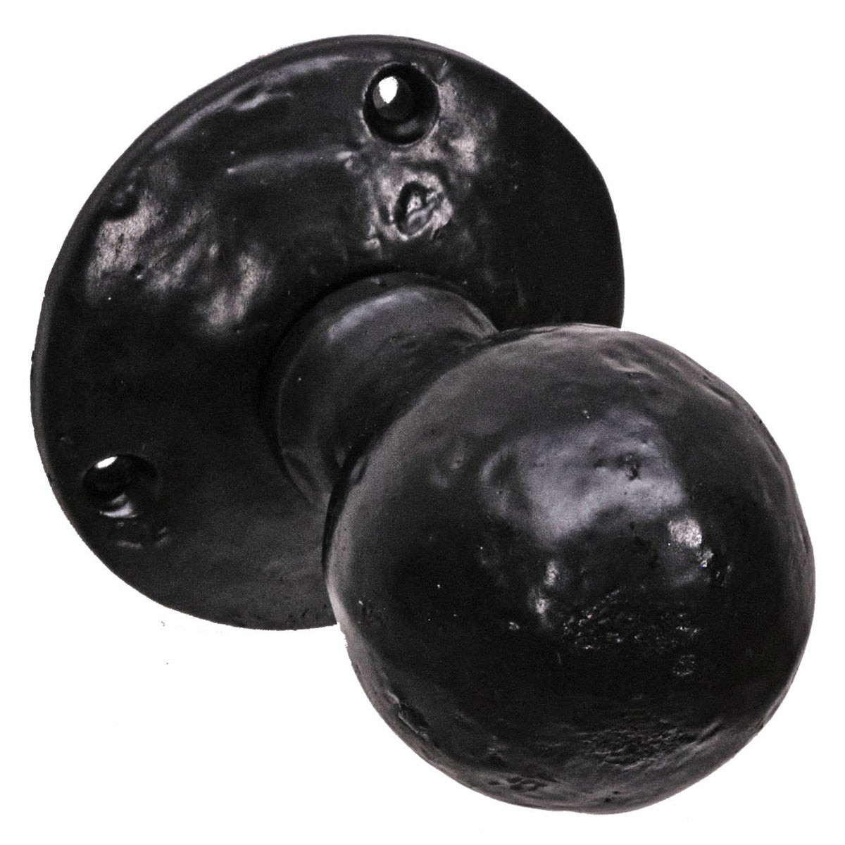 PREPACK ECLIPSE BLACK ANTIQUE ROUND PATTERN MORTICE KNOB D63 BLK by FRISCO UK SALES LTD