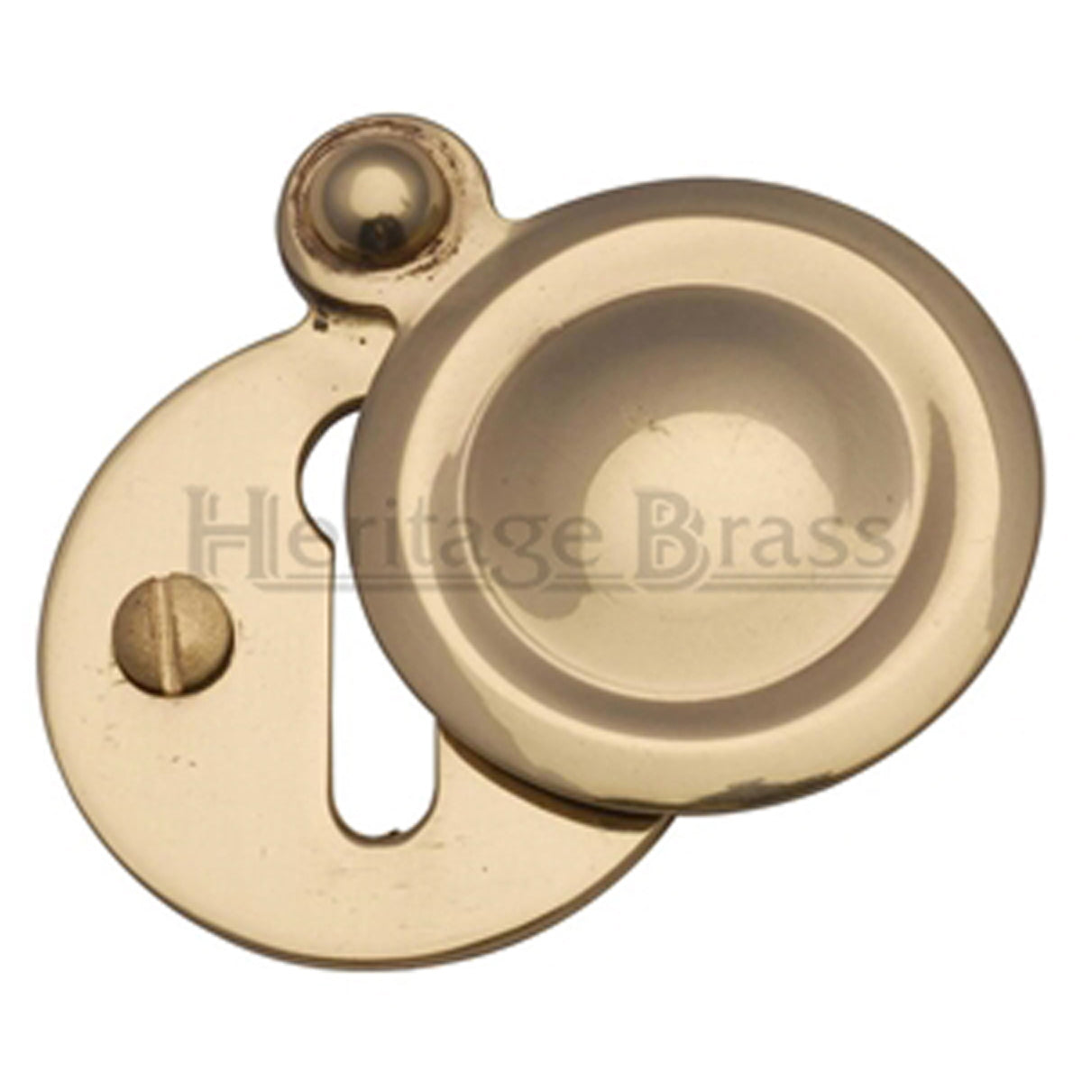 ESCUTCHEON ROUND COVERED D33 PBR – DFM103D