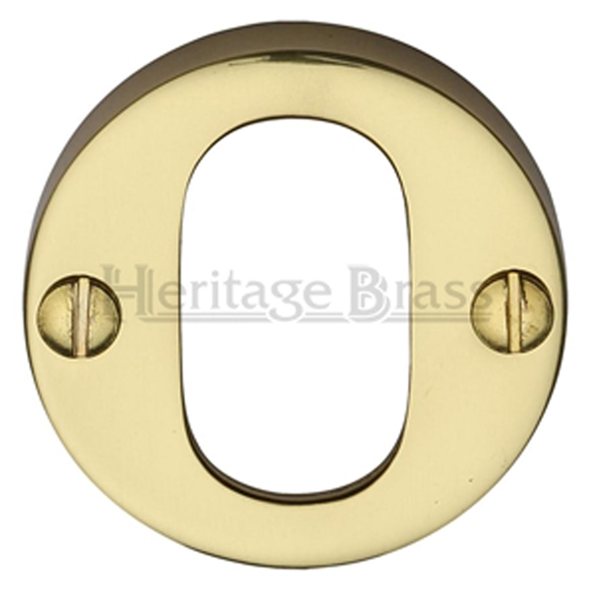 ESCUTCHEON OPEN OVAL D45 PBR – DFM106C