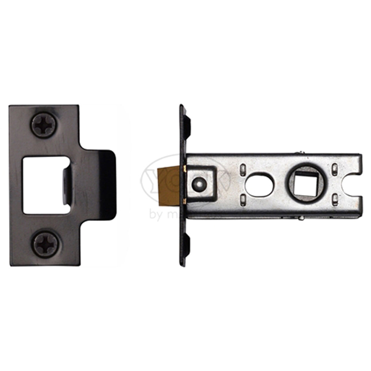 TUBULAR LATCH SD BOLT 63.5 BLK