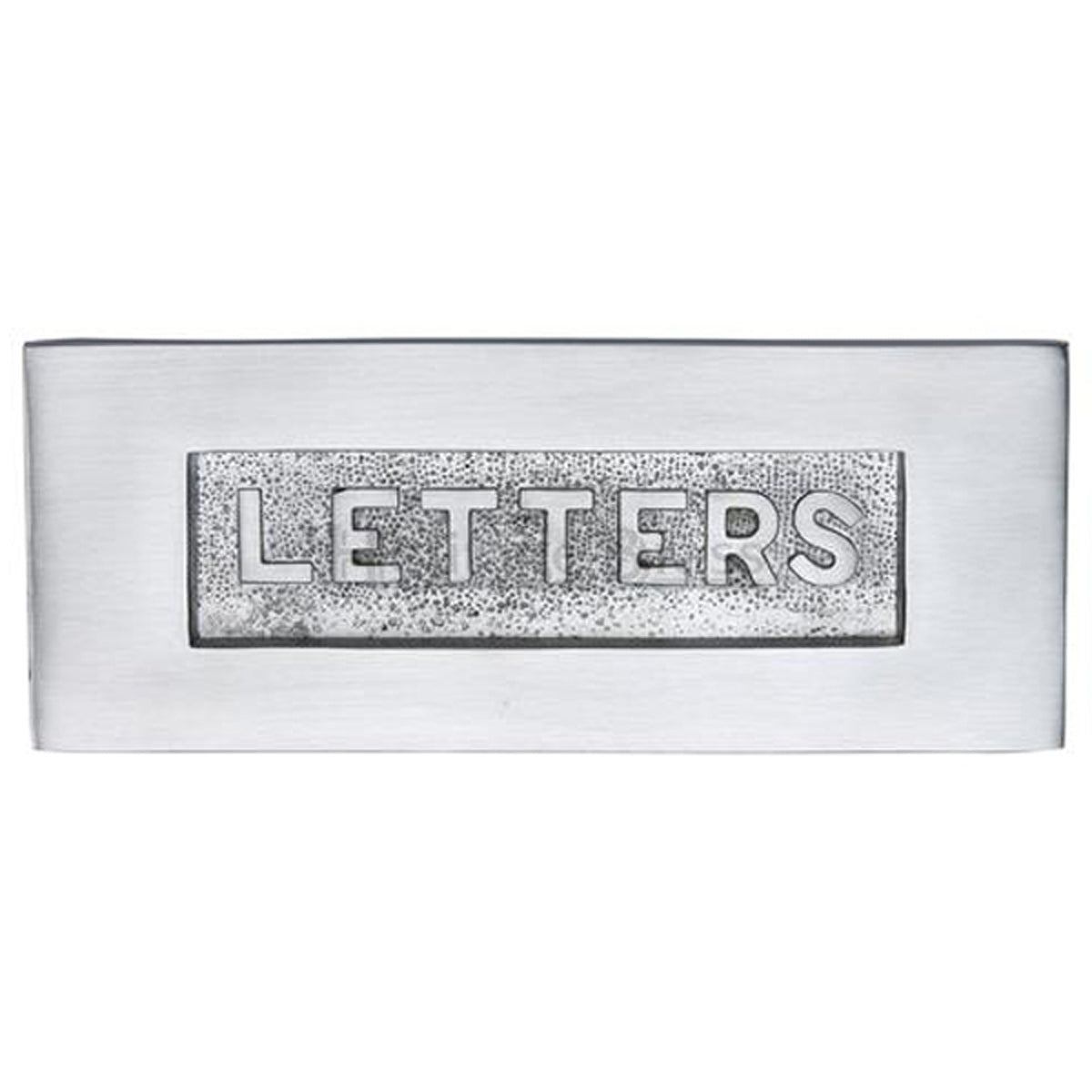 EMBOSSED LETTER PLATE 254x101 SCP by M MARCUS LTD