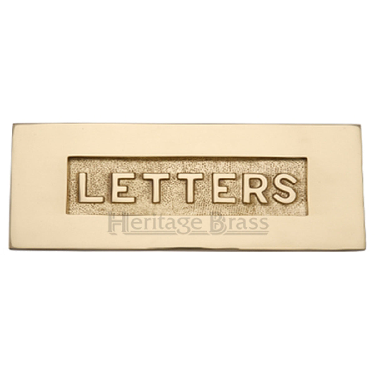 EMBOSSED LETTER PLATE 254x101 PBR