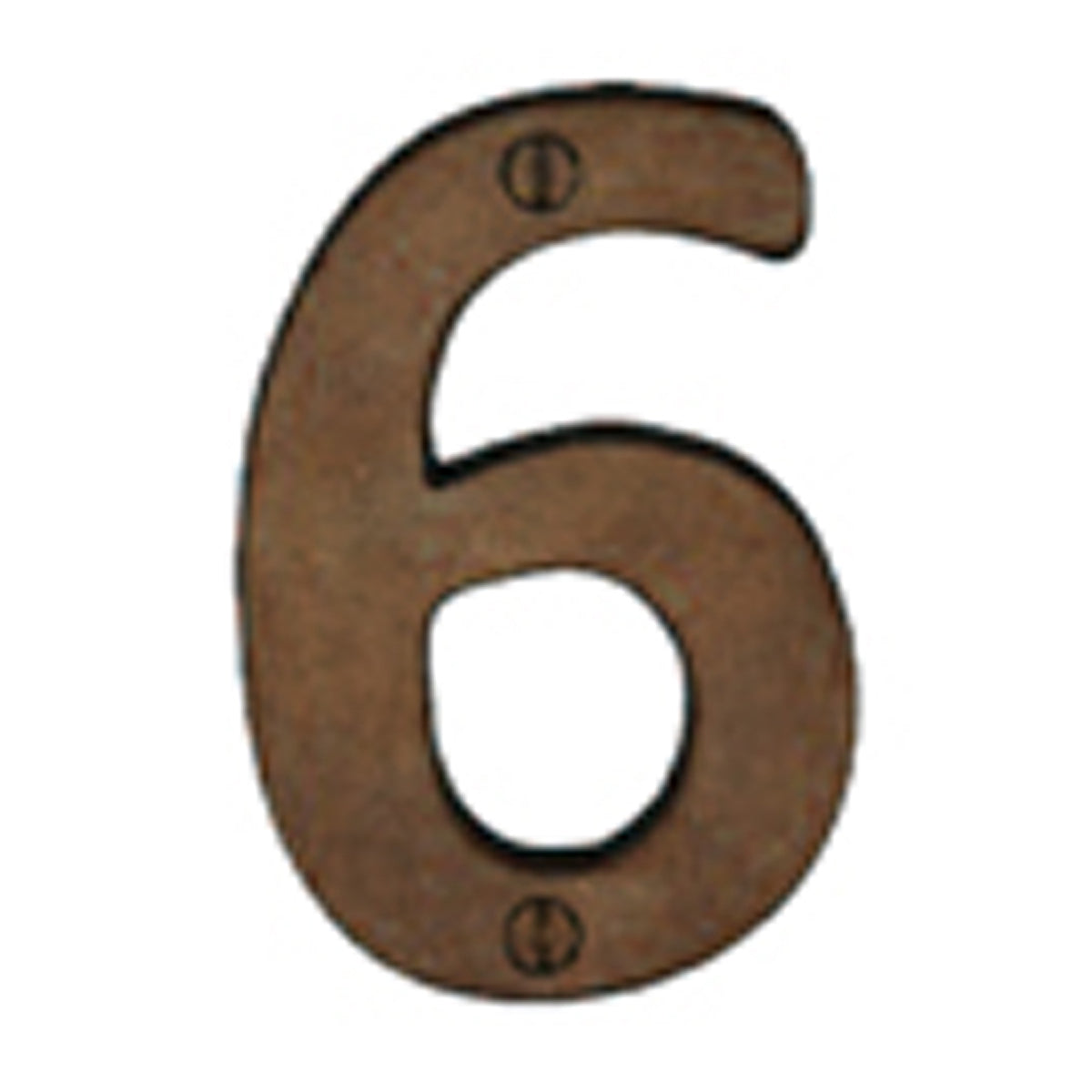 DOOR NUMERAL #6 76 RBZ