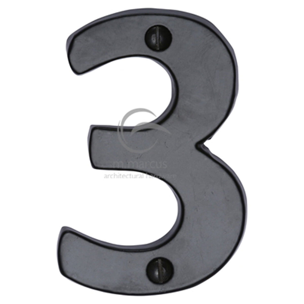 DOOR NUMERAL #3 76 BLK