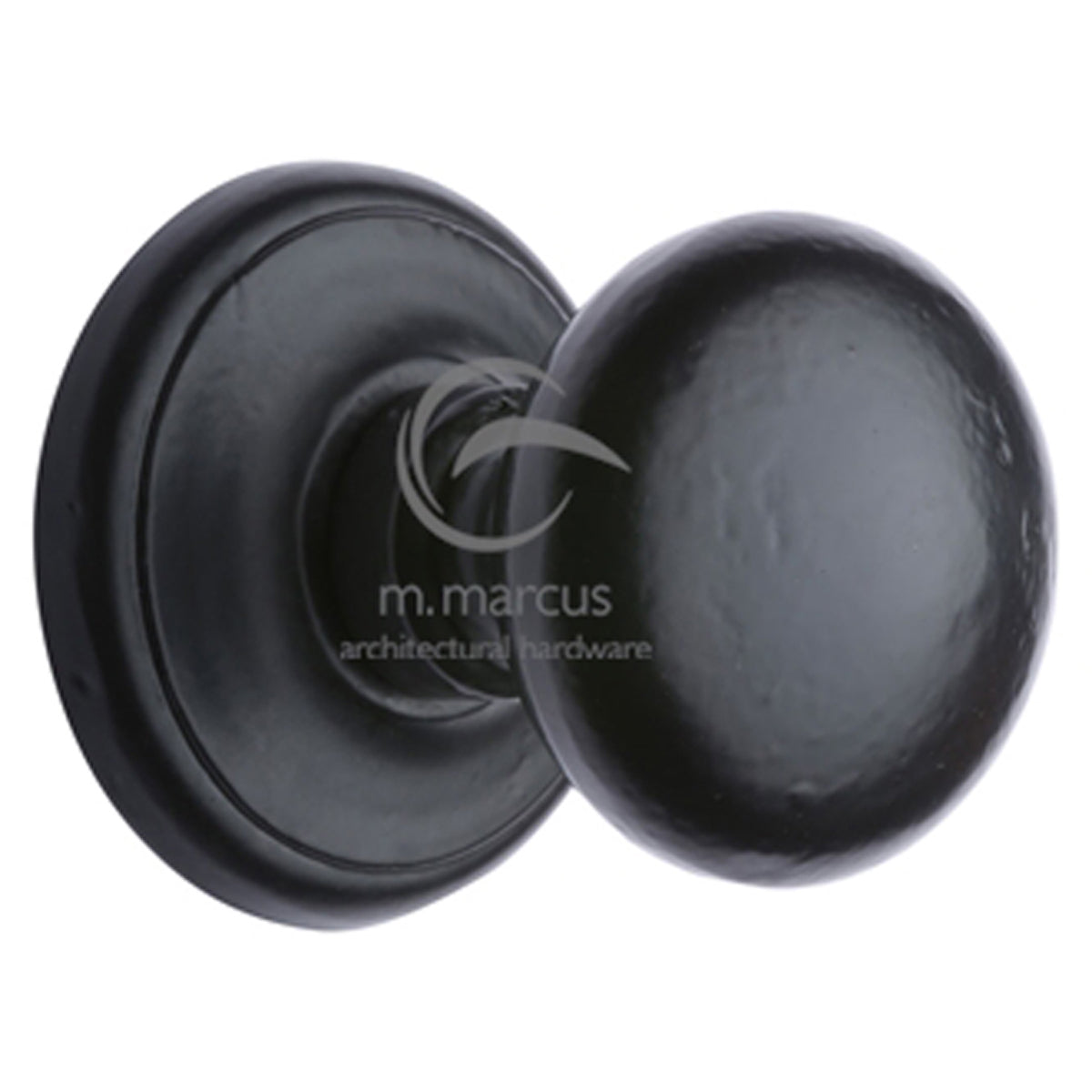 CENTRE DOOR KNOB D80x80 BLK – DFM239A