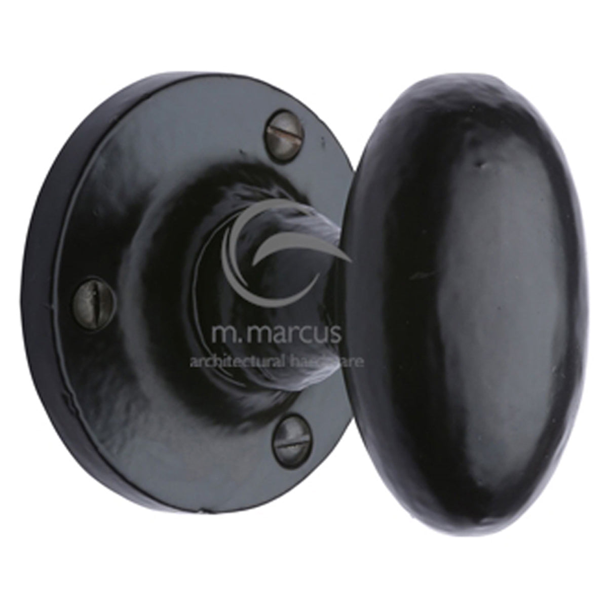 KNOWLE MORTICE KNOB D61x70 BLK